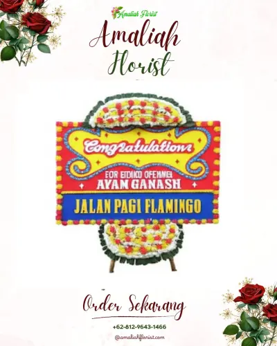 Bunga Papan Congratulation di Mangga Dua Selatan